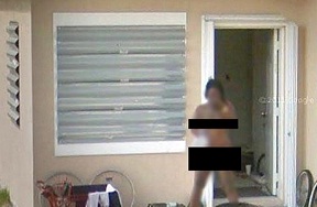 Woman Caught Nude by Google Street View